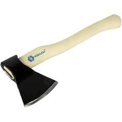 Изображение товара Топор плотницкий КОБАЛЬТ 800 гр., кованый, полукруглое лезвие, деревянное топорище из берёзы, РОССИЯ (906-647)