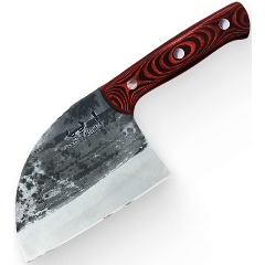 Изображение товара Топорик кухонный Samura "MAD BULL" 180 мм, сталь, красно-чёрный (SMB-0041R)