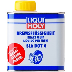Изображение товара Тормозная жидкость LIQUI MOLY Bremsflussigkeit SL6 DOT 4 0.5 л