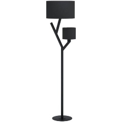 Изображение товара Элегантный современный торшер Eglo Balnario 39889 для спальни черный текстиль металл