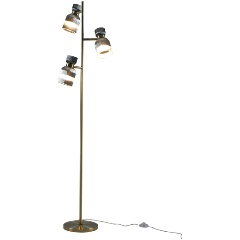 Изображение товара Торшер Moderli Hadley V11006-F шоколадного цвета с 3 плафонами