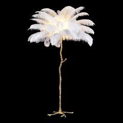 Изображение товара Стильный торшер Wertmark Tabita WE755.01.505 для спальни с светодиодной лампой