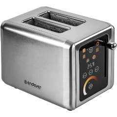 Изображение товара Электрический тостер Endever SkyLine ST-125 нержавеющая сталь 850 Вт