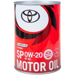 Изображение товара Моторное масло TOYOTA GF-6A 0W-20 синтетическое 1 л Япония
