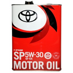 Изображение товара Моторное масло TOYOTA Motor Oil SP/GF-6A 5W-30 синтетическое 4 л (Япония)