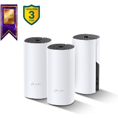 Изображение товара Домашняя Mesh Wi-Fi система TP-Link AC1200 Deco P9(3-Pack)