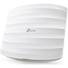 Изображение товара Точка доступа Wi-Fi TP-LINK EAP110 300 Мбит/с Wi-Fi 4 PoE монтаж настенная потолочная