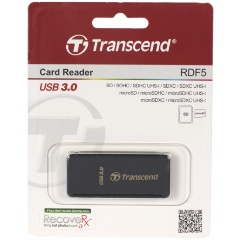  Transcend RDF5K SDXC/SDHC/microSDXC/microSDHC USB 3.0 black