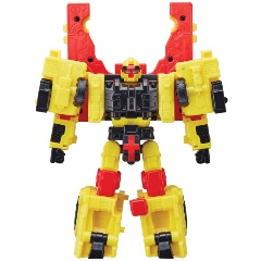 Изображение товара Трансформер Tobot M жёлтый робот-спасатель с машиной скорой помощи