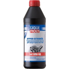 Изображение товара Трансмиссионное масло LIQUI MOLY Hypoid-Getriebeoil 80W-90 (GL-5), минеральное, 1л, 3924