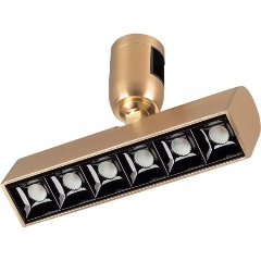 Изображение товара Трековый светильник Arlight Art-Apriori-Laser-Turn-L165-8W Warm3000 металлический золото