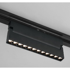 Изображение товара Трековый светодиодный светильник Elektrostandard Garda 85018/01 черный a057442