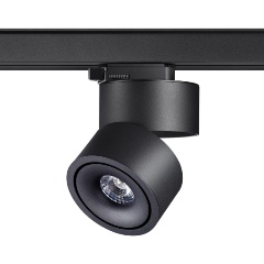 Изображение товара Трековый светильник Novotech Groda 358779 15 Вт черный для спальни и интерьера