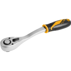 Изображение товара Трещотка TOLSEN "GRIPro", 1/2", 255 мм, 72 зубца, флажковая с кнопкой