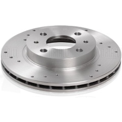 Изображение товара Диск тормозной передний перфорированный TRIALLI для ВАЗ 2110 R-13