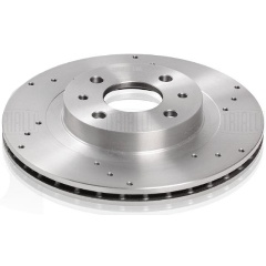 Изображение товара Диск тормозной передний перфорированный TRIALLI для ВАЗ 2112 R14