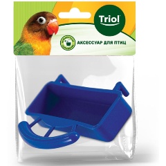 Изображение товара Кормушка TRIOL BR44P для птиц 90х65х25мм с креплениями и жердочкой