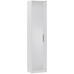 Изображение товара Шкаф для одежды Агата белый с зеркалами 2 двери размеры 230х54 см