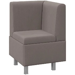 Изображение товара Диван угловой ТРИЯ Каир Исп.2 Велюр Camaro 05 (мокко)