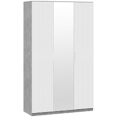 Изображение товара Шкаф ТРИЯ Хилтон комбинированный Ателье светлый/Белый матовый
