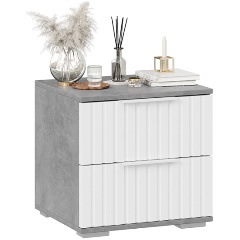 Изображение товара Тумба ТРИЯ Хилтон прикроватная светлый или белый матовый дизайн