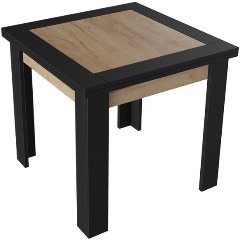 Изображение товара Стол раздвижной ТРИЯ Хьюстон тип 3 (Черный/Дуб Крафт Золотой)