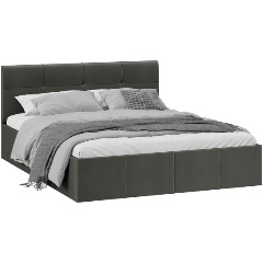 Изображение товара Кровать ТРИЯ Лора с мягкой обивкой и механизмом 160x200 см