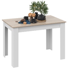 Изображение товара Стол обеденный ТРИЯ Промо Тип 2 Белый / Дуб Сонома Светлый