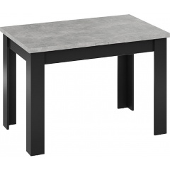 Изображение товара Стол раздвижной ТРИЯ Промо тип 4 Черный/Ателье светлый