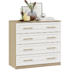 Изображение товара Комод ТРИЯ Сэнди Вяз благородный/Белый