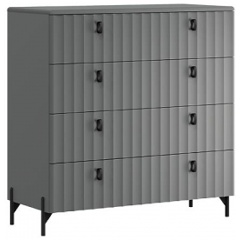 Изображение товара Комод ТРИЯ Тиффани (Серый Графит/Графит матовый)