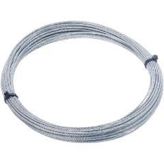 Изображение товара Трос стальной СТРОЙМЕТИЗ 2.0мм DIN 3055 цинк (уп.5м) подвес, 4142042