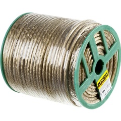 Изображение товара Трос стальной в полимерной оболочке, d=8,0 мм, L=100 м, STAYER 30410-80