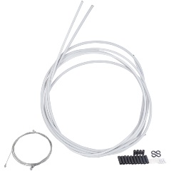 Изображение товара Тросик с рубашкой ZTTO для шоссейного велосипеда XGTZ, белый