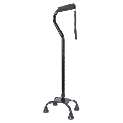 Изображение товара Трость опорная AMRUS ENTERPRISES AMCQ21 ходунок телескопическая металлическая с четырьмя опорами, с мягкой рукояткой