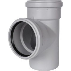 Изображение товара Тройник канализационный бесшумный STOUT D 110 x 110 / 87,5°