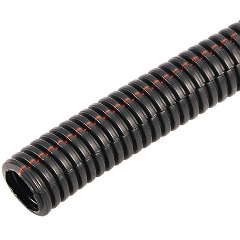 Изображение товара Трубa автомобильная гофрированная DKC из ПП, внутр. диам. 4,6 мм, разрезная, негорючая (бухта 100 м)