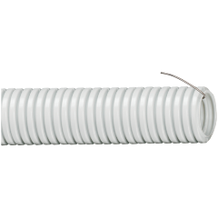 Изображение товара Труба гофрированная IEK ПВХ d16мм с зондом сер. (уп.100м) CTG20-16-K41-100I