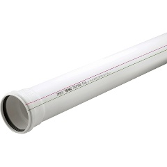 Изображение товара Труба канализационная Rehau (120104) d50/250 мм с раструбом