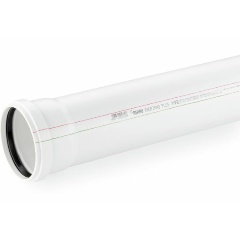 Изображение товара Труба канализационная Rehau RAUPIANO, d-50, длина, мм-150, PP (полипропилен)