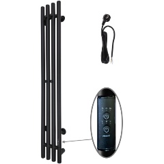 Изображение товара Полотенцесушитель ТРУГОР Пэк сп Вектор 120*15 черный ВГП