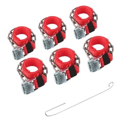 Изображение товара Цепи противоскольжения REXANT для легковых авто, колеса 165-205 мм, однорядные, 6 шт.