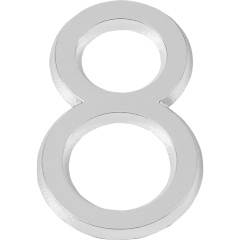 Изображение товара Цифра самоклеящаяся Fuaro (Фуаро) "8" ABS (50х37) (FUARO) CP хром