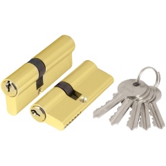 Изображение товара Цилиндровый механизм Ajax (AX100) AX1000Key70 (30+10+30) PB латунь