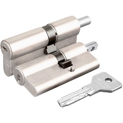 Изображение товара Цилиндровый механизм под вертушку CISA ASIX OE302-19.12 (80 мм/30+10+40В), Никель
