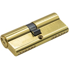 Изображение товара Цилиндровый механизм РемоКолор 80 мм, PB, ключ-ключ, англ. ключ 70-1-581