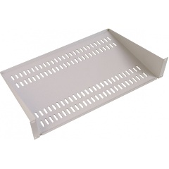 Изображение товара Полка перфорированная консольная ЦМО МС-20 2U, 200мм, серый (упак.:1шт)