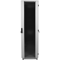 Изображение товара Шкаф телекоммуникационный ЦМО ШТК-М-48.6.10-1ААА напольный 48U (600 1000) дверь стекло