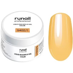 Изображение товара Цветной жидкий Уф-гель RuNail Professional самовыравнивающийся, №5402/1, 15 мл