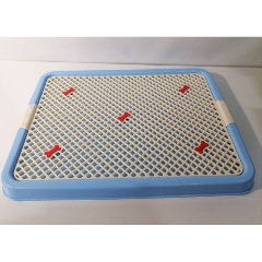 Изображение товара Туалет для собак ZooOne со стенкой 50х38х28 см малый (СИНИЙ) P130-05 (Уценка)